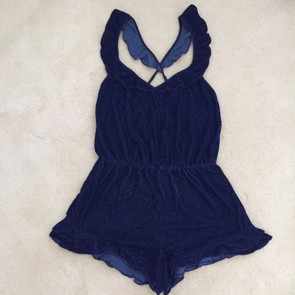 Victoria’s Secret Velvet Romper